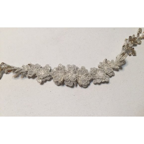 BHLDN Blossom Veils Wedding Rose Sparkle Sash - $260 - Champagne New In Box - Picture 8 of 8